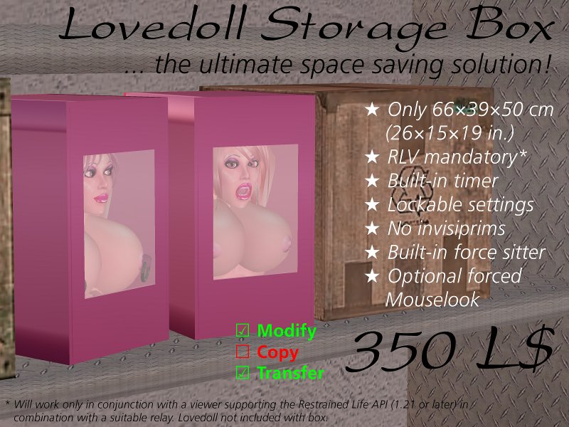 Lovedoll Storage Box