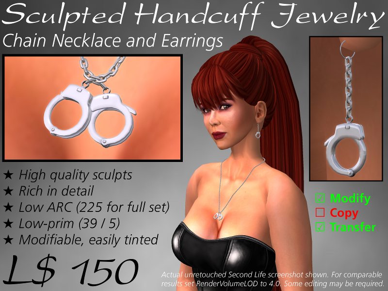 Sculpted Handcuff Jewelry